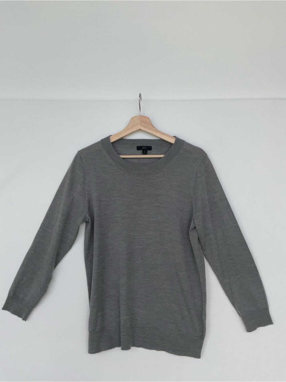 J. Crew Gray Crewneck Sweater